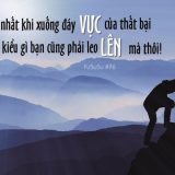 <p>Có lẽ khi xuống đáy vực của chán nản mệt mỏi, bạn sẽ nhận ra 3 lý do thú vị khiến mình rớt xuống, và không còn đường nào khác là phải leo lên trên mà thôi!</p>
