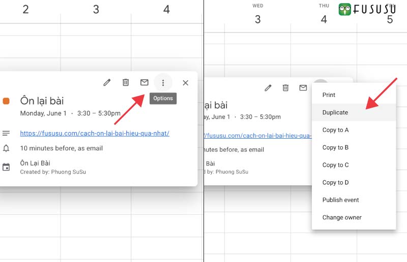 cách ôn lại bài hiệu quả nhất với google calendar