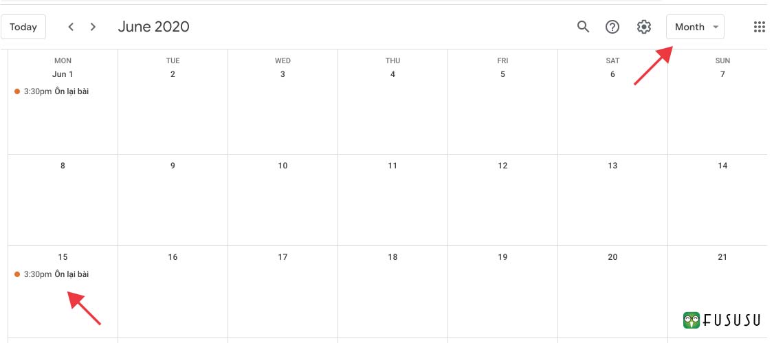 cách ôn lại bài hiệu quả nhất với google calendar