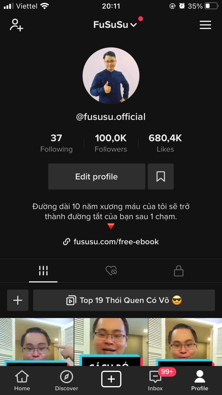 tôi đã tăng follow tiktok lên 100k trong 3 tuần